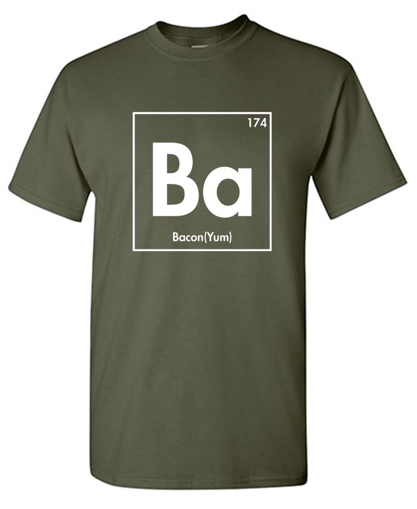 Funny T-Shirts design "174 Ba Bacon Yum"
