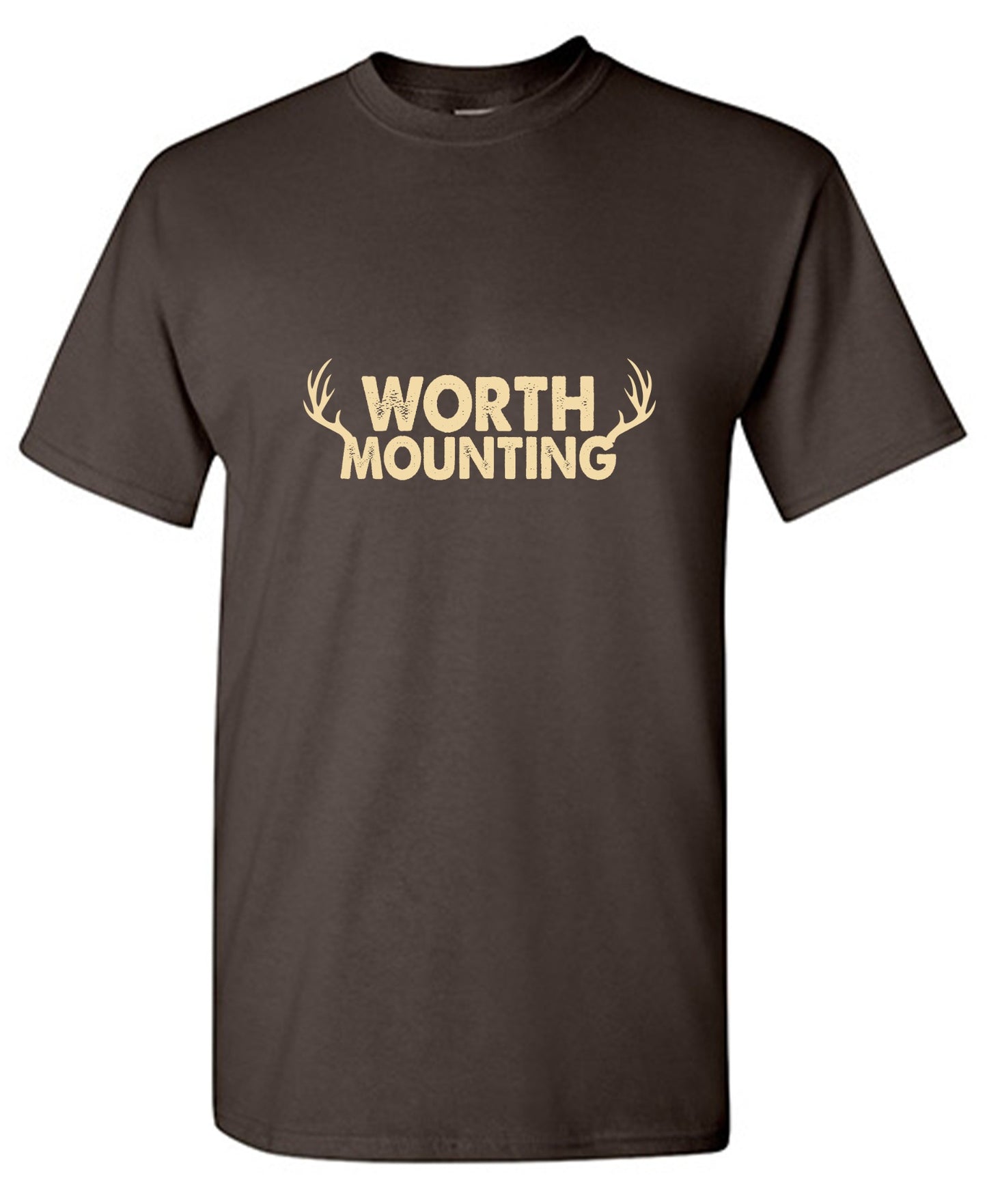Funny T-Shirts design "Worth Mounting T-Shirt"