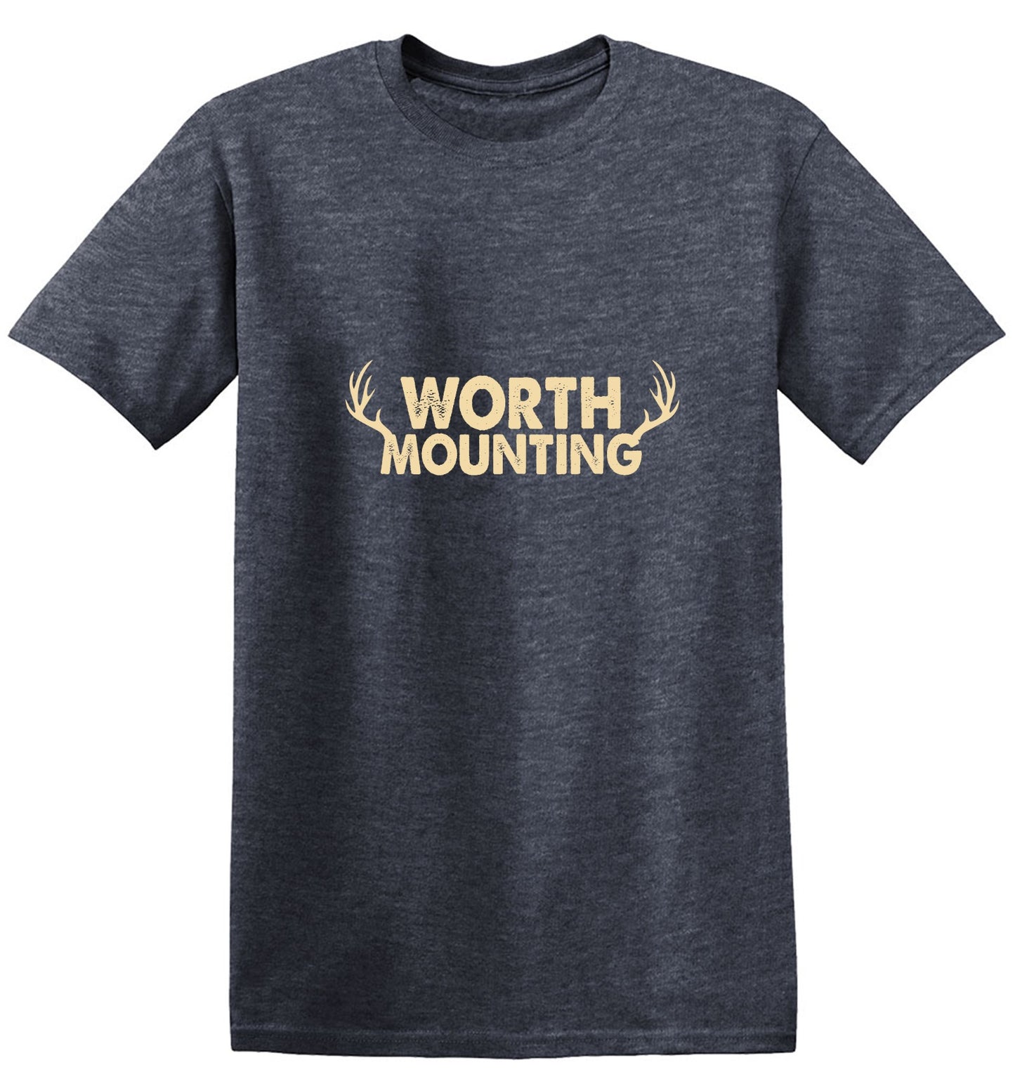 Funny T-Shirts design "Worth Mounting T-Shirt"