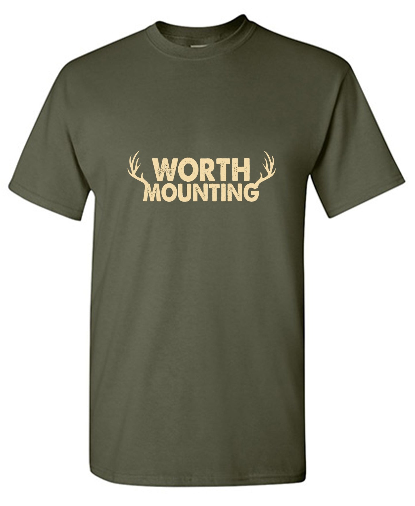 Funny T-Shirts design "Worth Mounting T-Shirt"