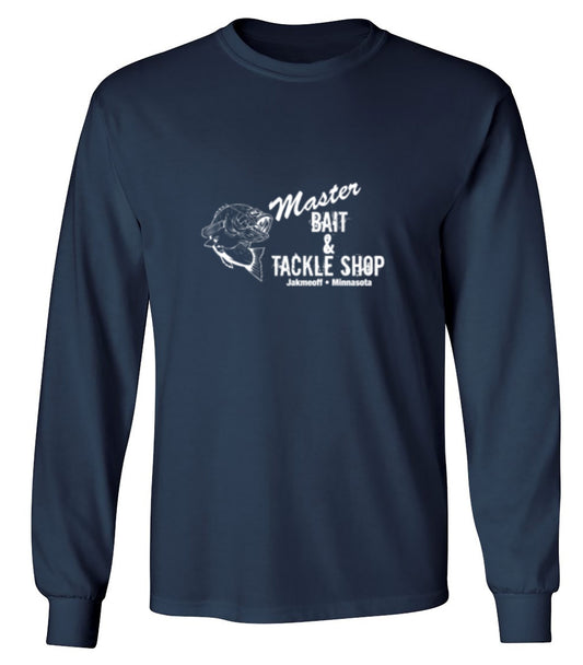 Funny T-Shirts design "Masterbait And Tackle - Long Sleeve"