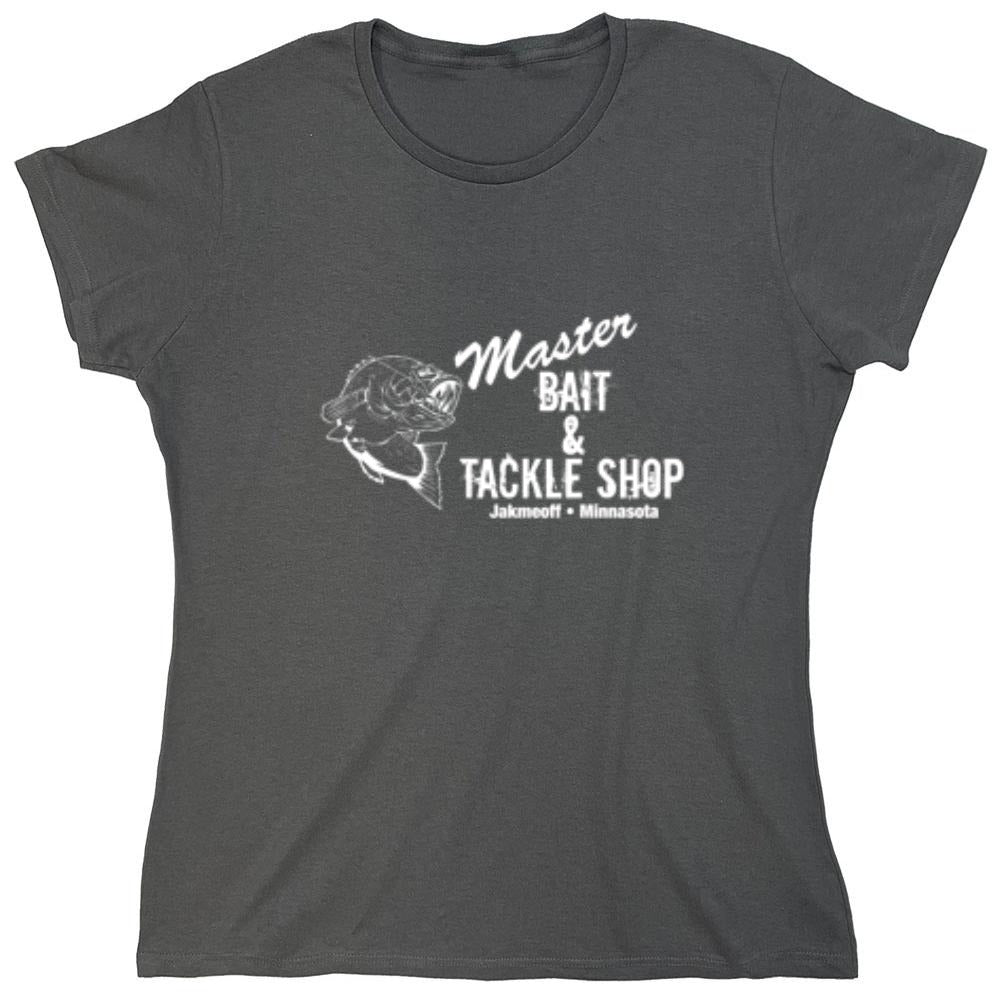 Funny T-Shirts design "Masterbait And Tackle - Womens"