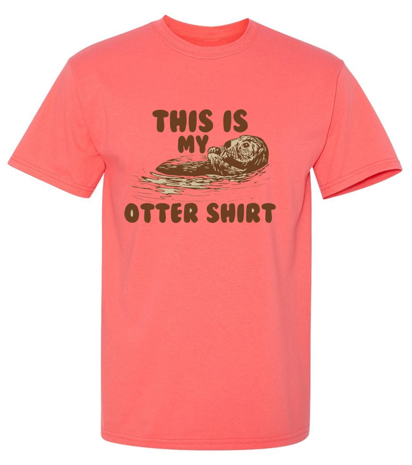 Funny T-Shirts design "This Is My Otter Shirt"