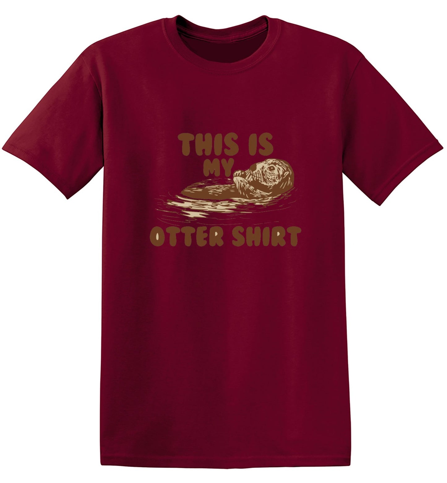 Funny T-Shirts design "This Is My Otter Shirt"