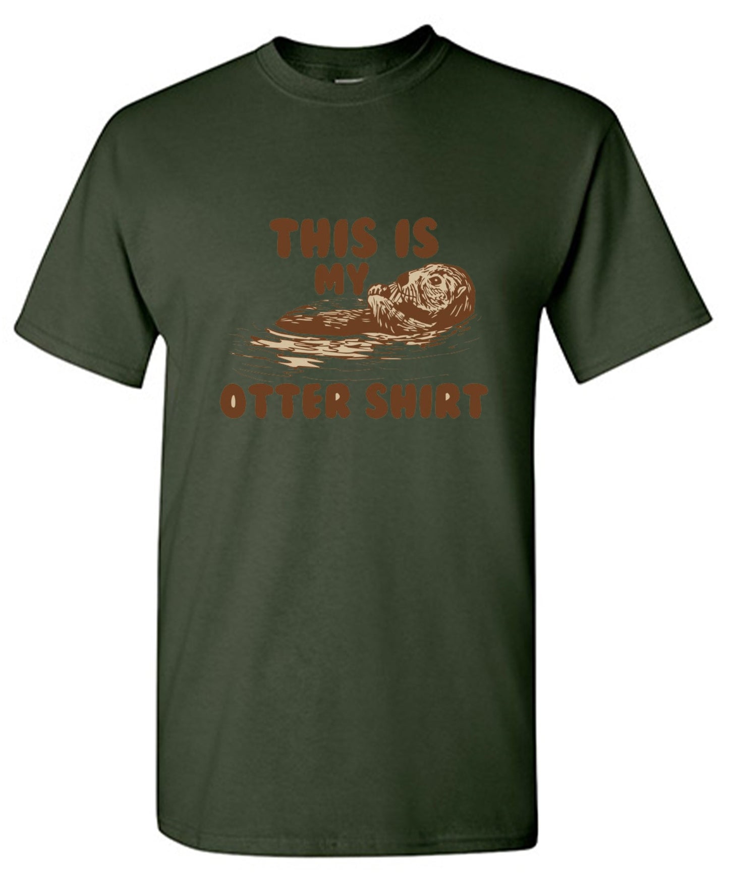 Funny T-Shirts design "This Is My Otter Shirt"