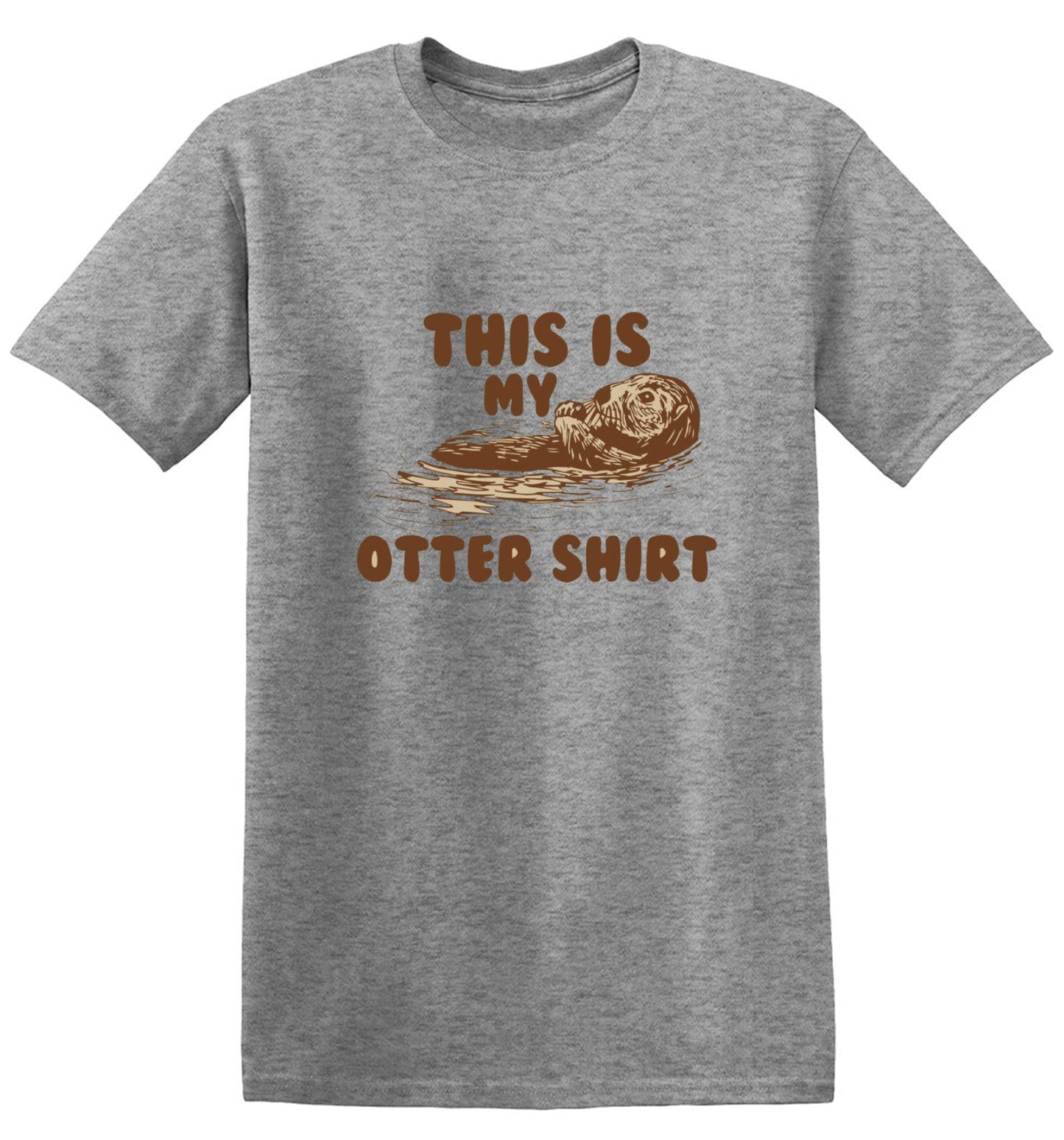 Funny T-Shirts design "This Is My Otter Shirt"