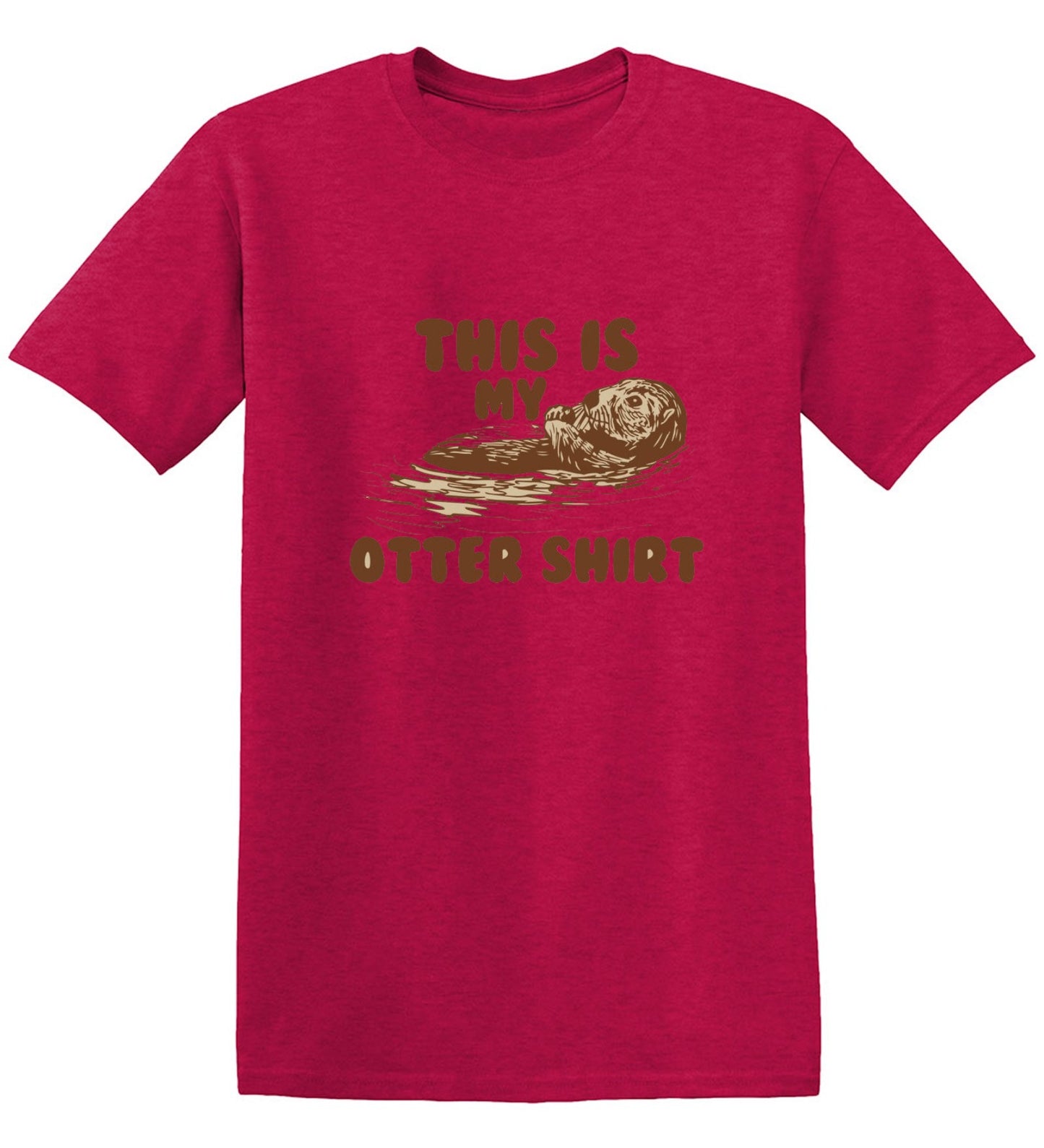 Funny T-Shirts design "This Is My Otter Shirt"