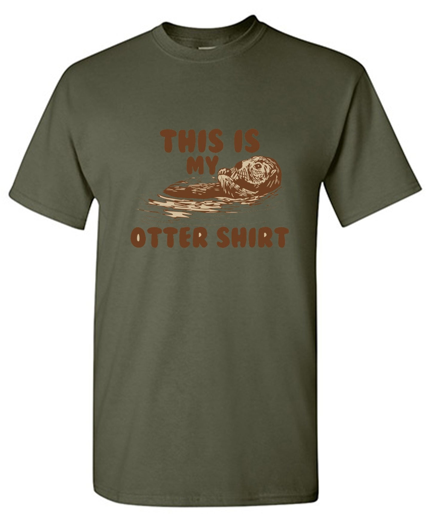 Funny T-Shirts design "This Is My Otter Shirt"