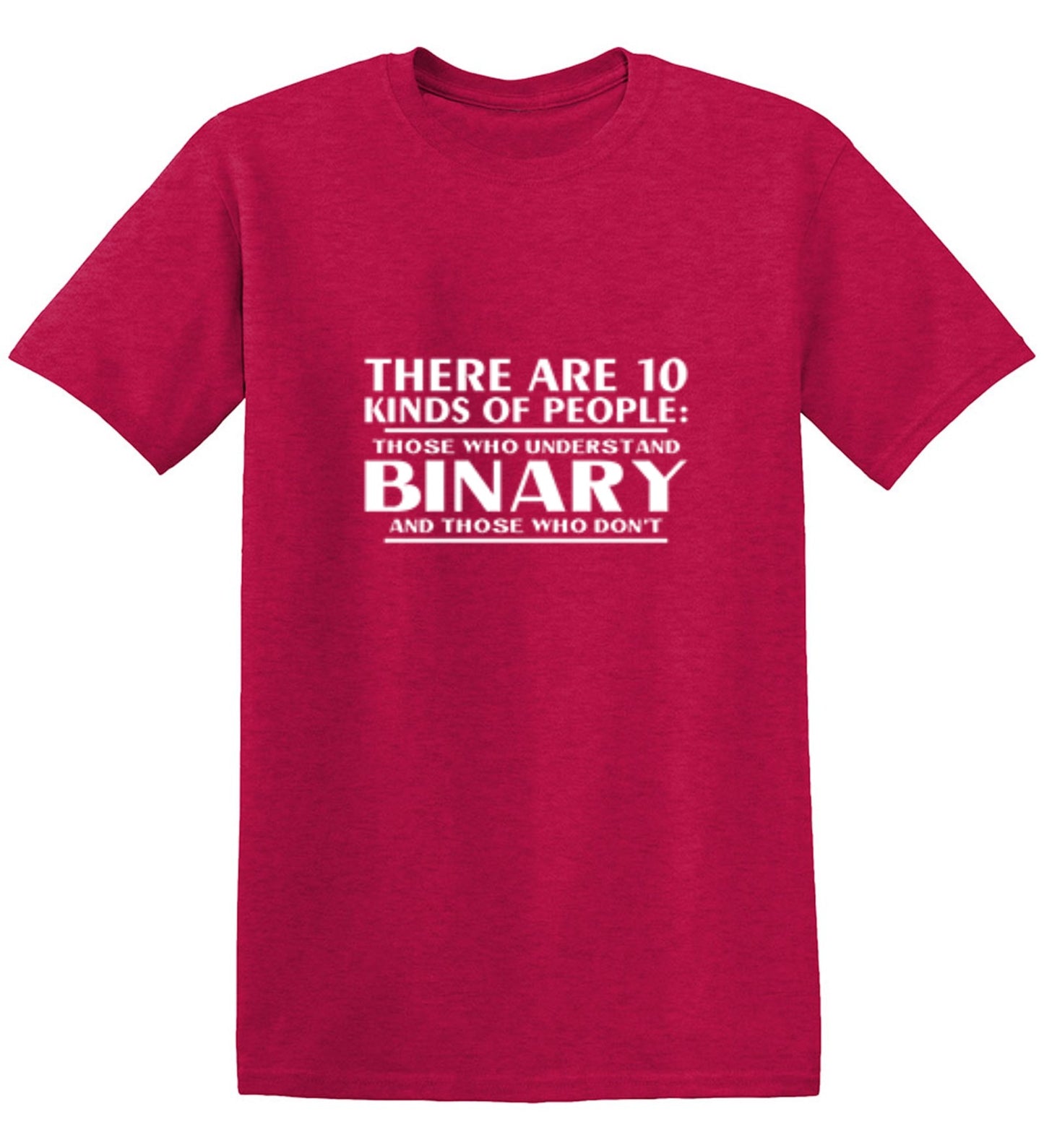 Funny T-Shirts design "There Are 10 Kinds Of People Those Who Understand Binary And Those Who Don't"