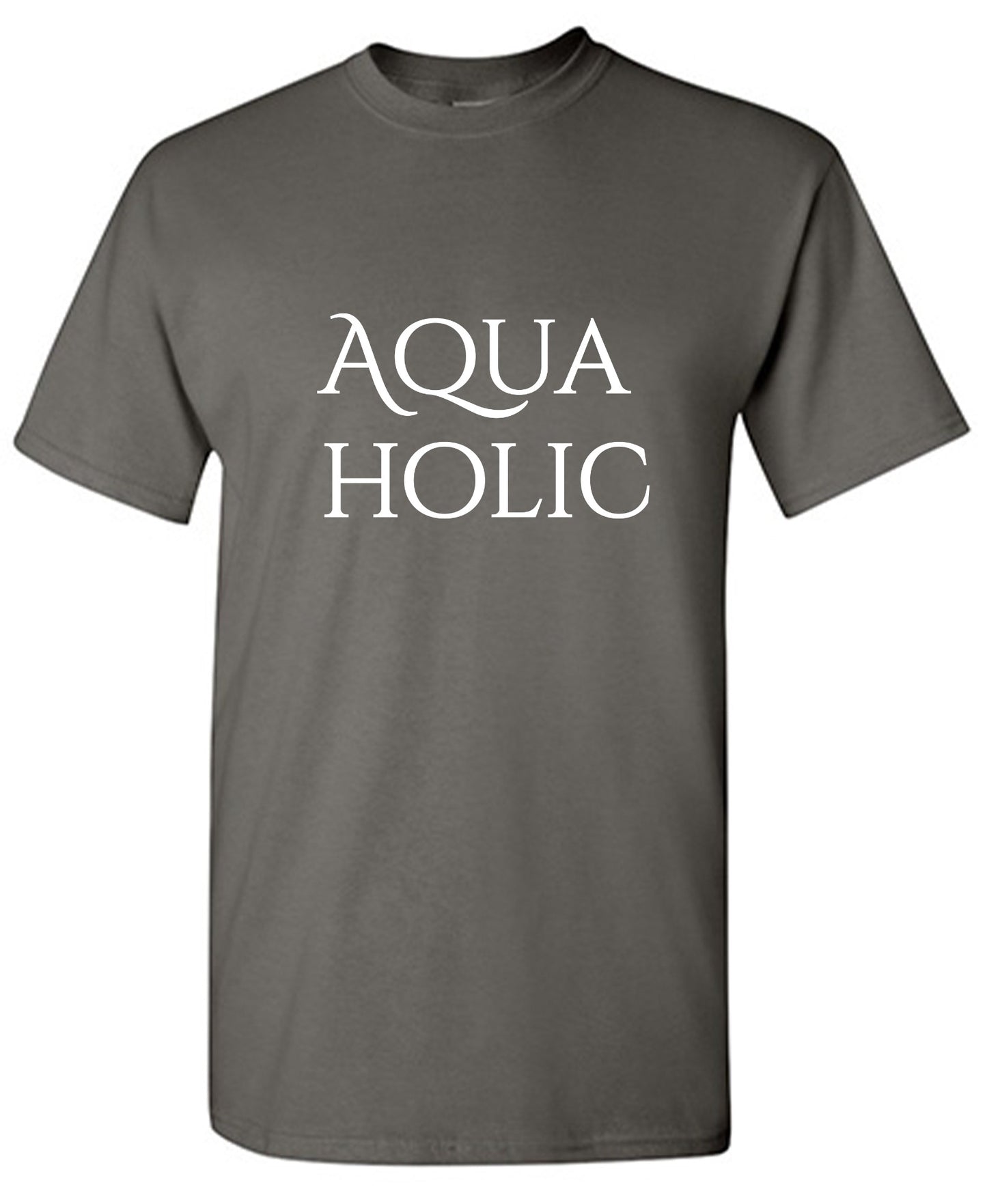 Funny T-Shirts design "Aqua Holic"