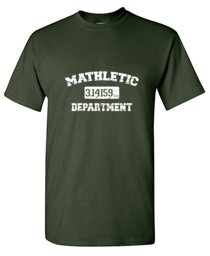 Funny T-Shirts design "Mathletic"