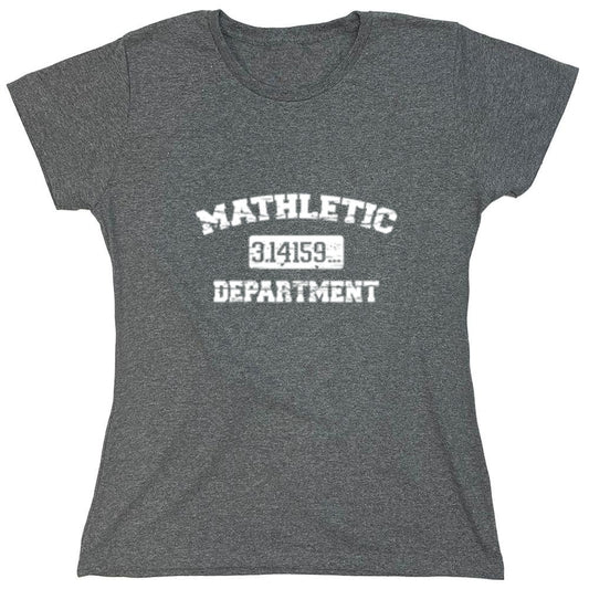 Funny T-Shirts design "Mathletic - Womens"