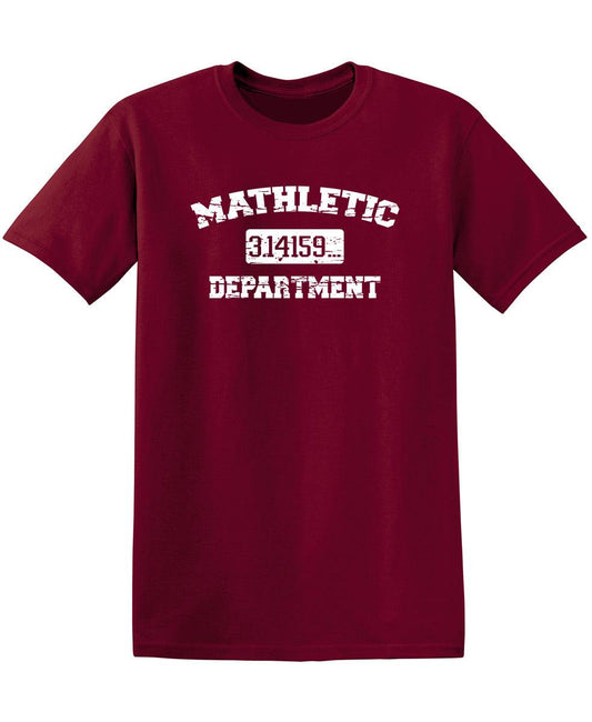 Funny T-Shirts design "Mathletic"