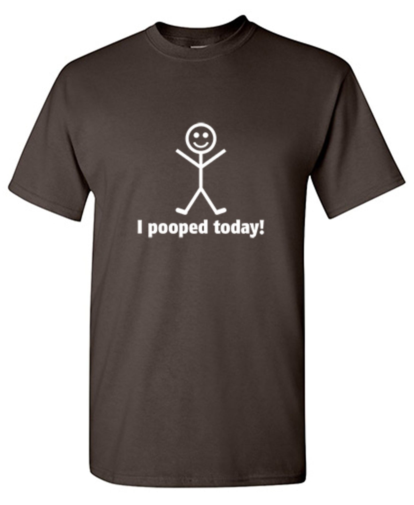 Funny T-Shirts design "I Pooped Today Shirt"