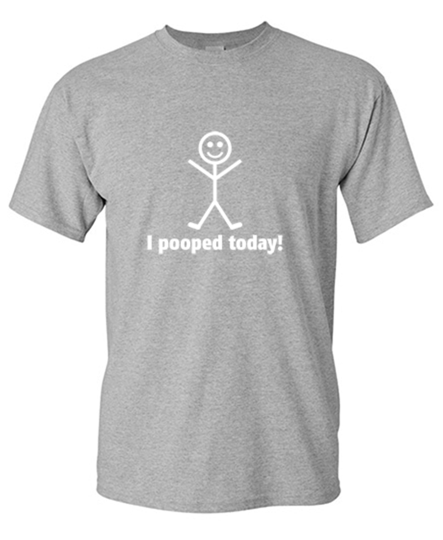 Funny T-Shirts design "I Pooped Today Shirt"