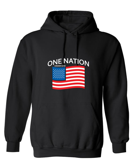 Funny T-Shirts design "One Nation Under God. - Hoodie"