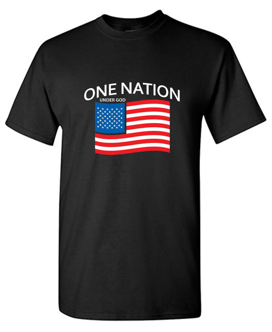 Funny T-Shirts design "One Nation Under God. - Youth"