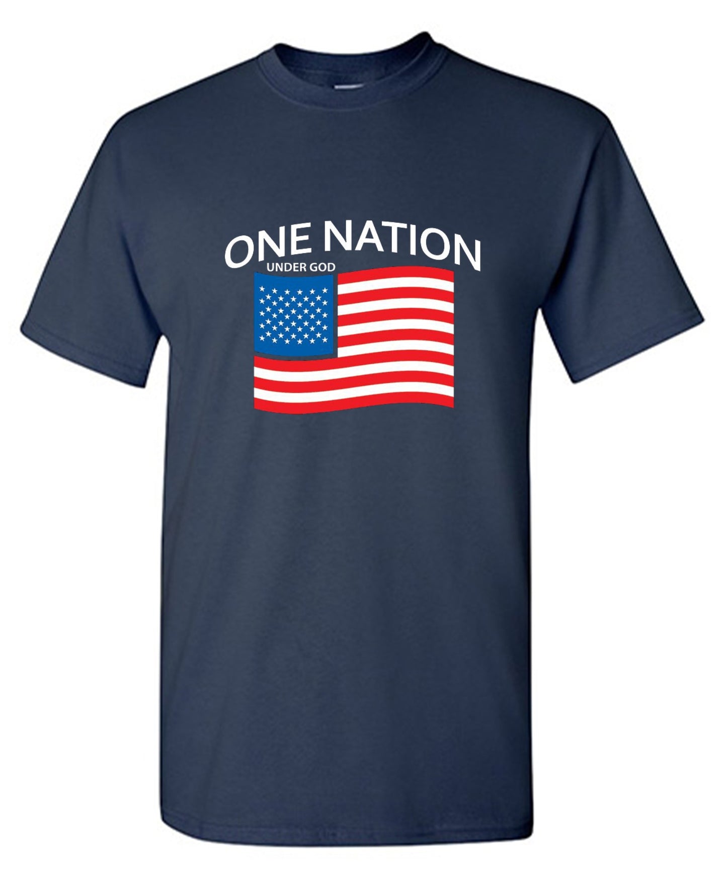 Funny T-Shirts design "One Nation Under God."