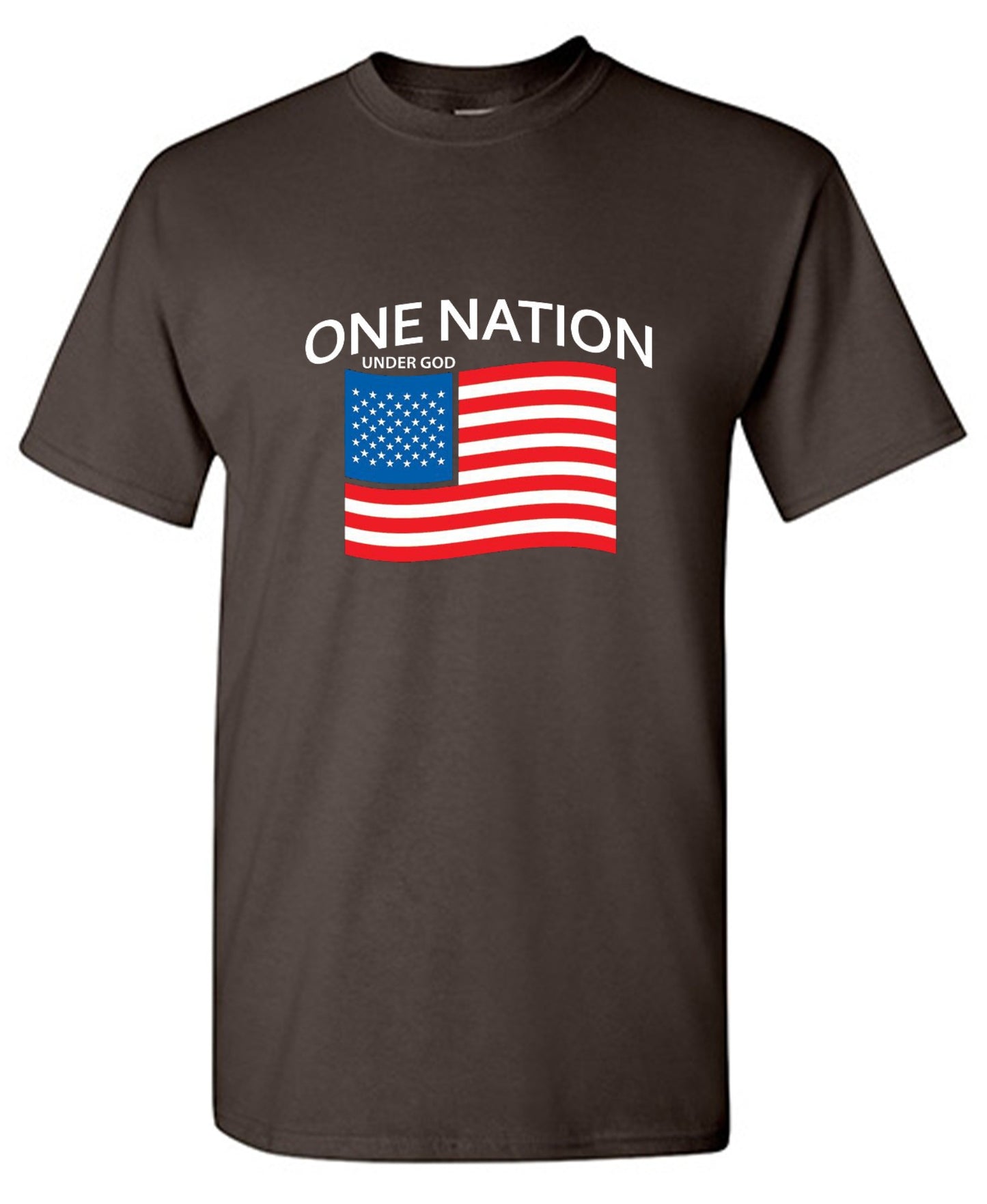 Funny T-Shirts design "One Nation Under God."