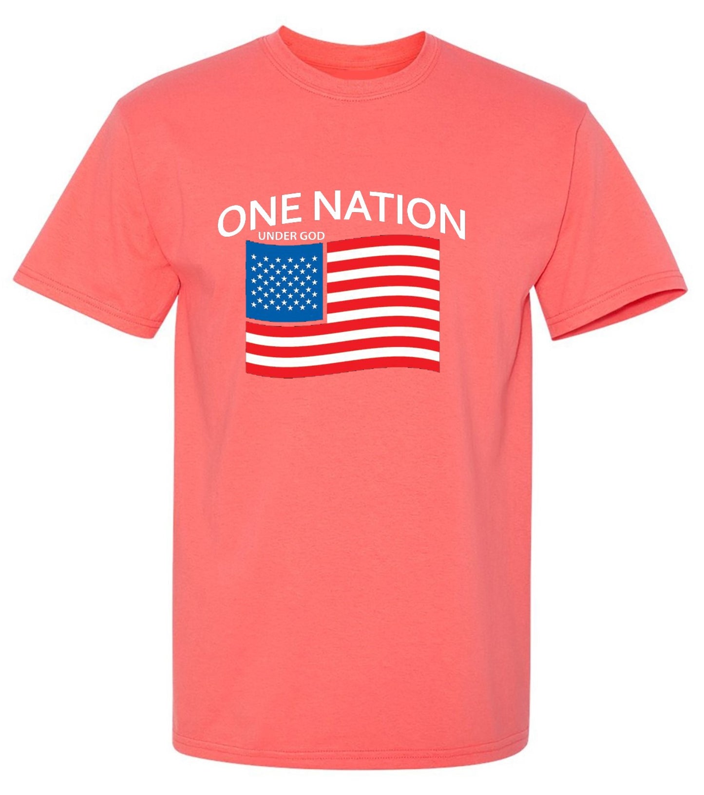 Funny T-Shirts design "One Nation Under God."