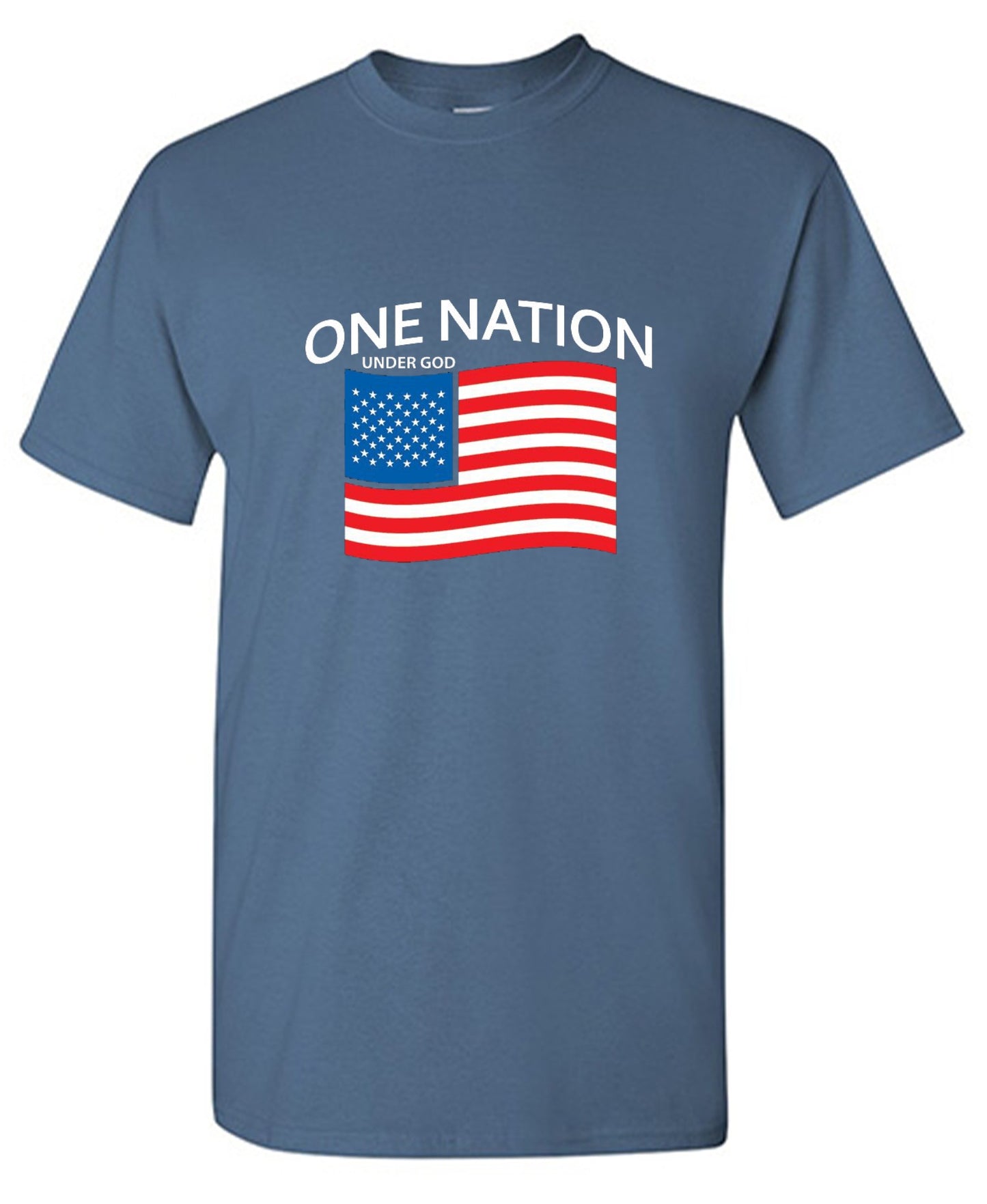 Funny T-Shirts design "One Nation Under God."