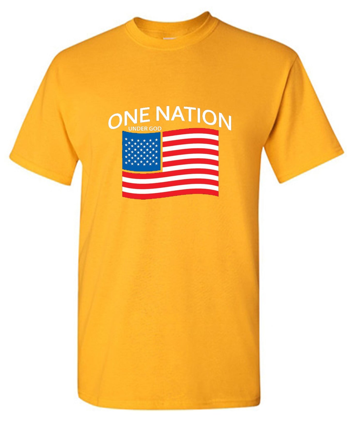 Funny T-Shirts design "One Nation Under God."
