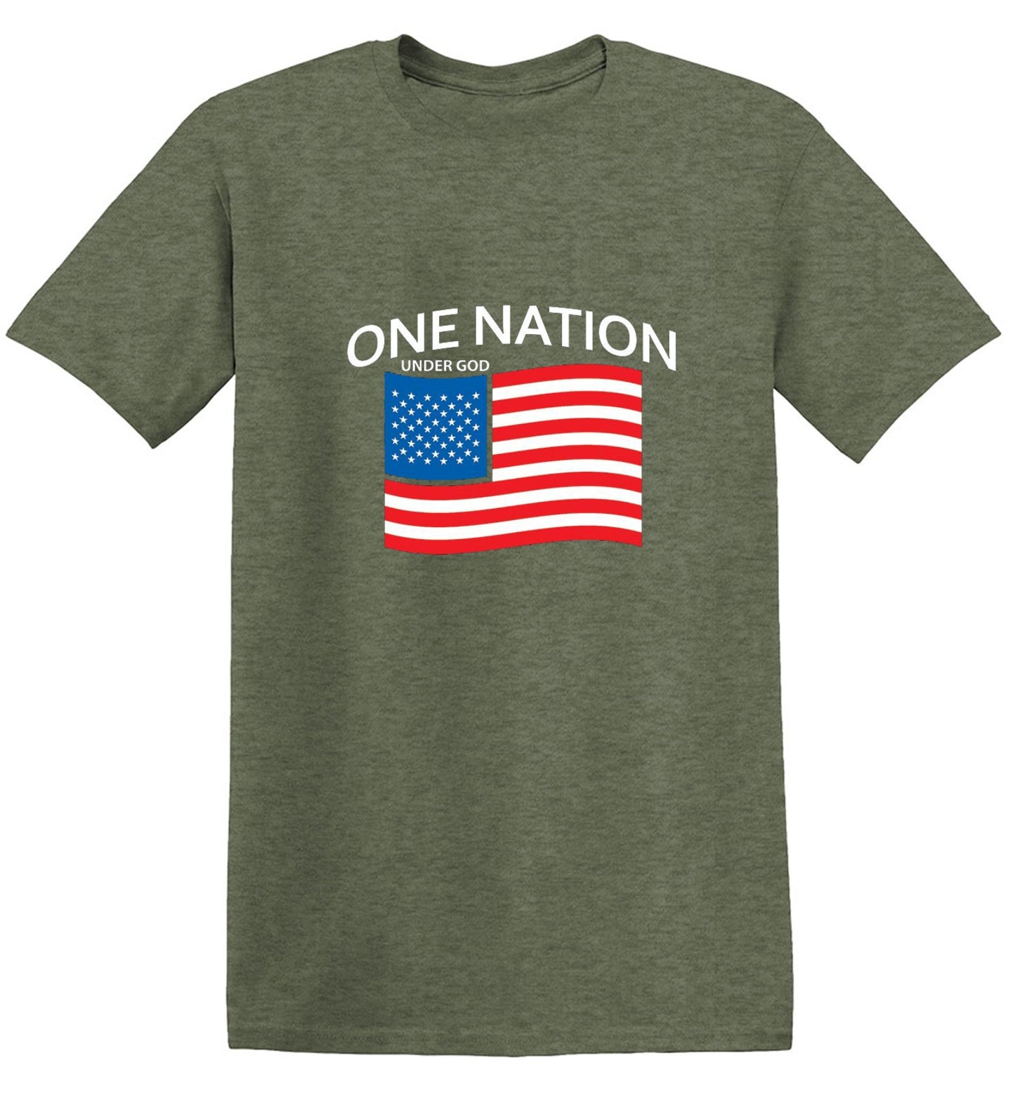 Funny T-Shirts design "One Nation Under God."