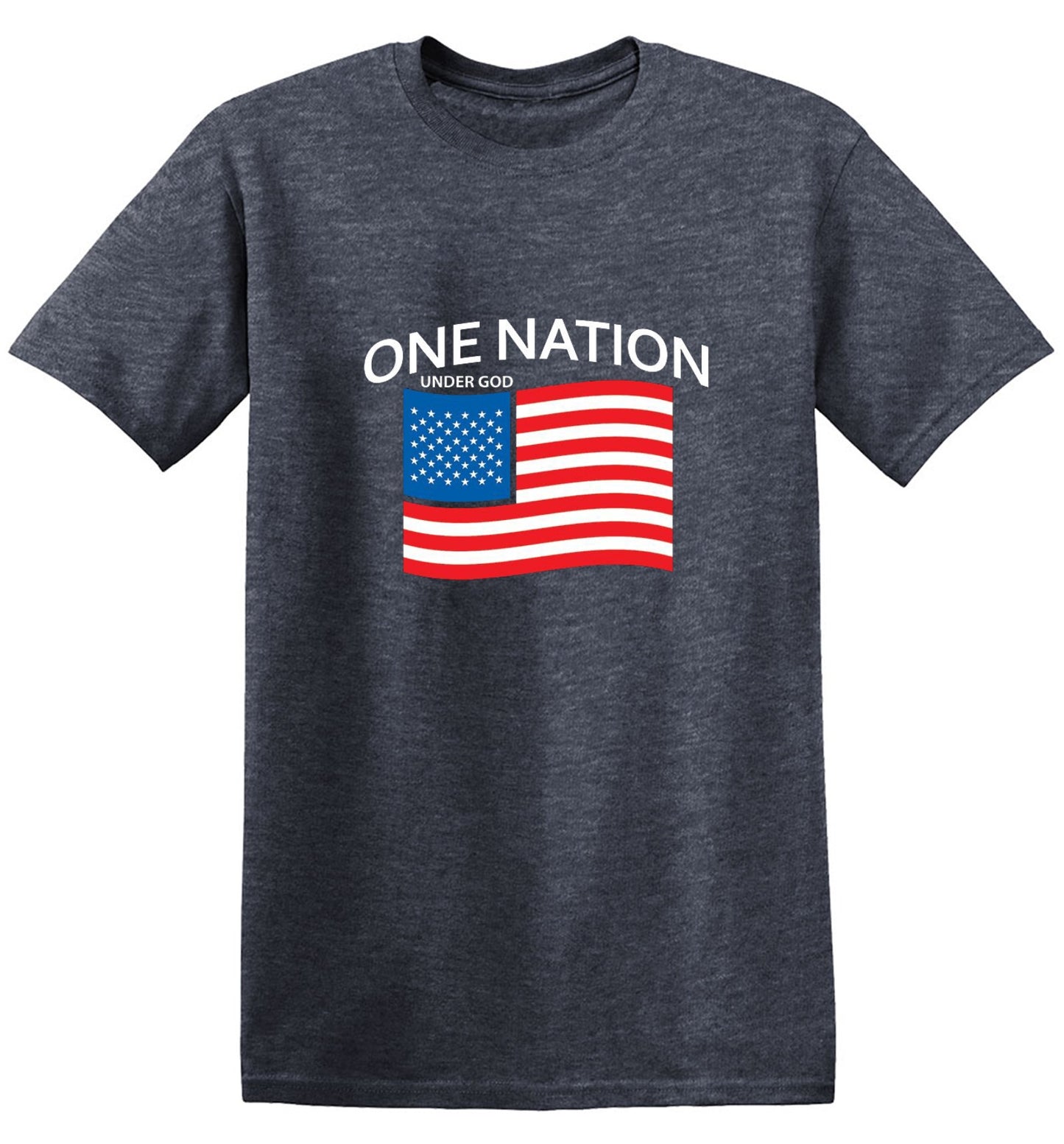 Funny T-Shirts design "One Nation Under God."