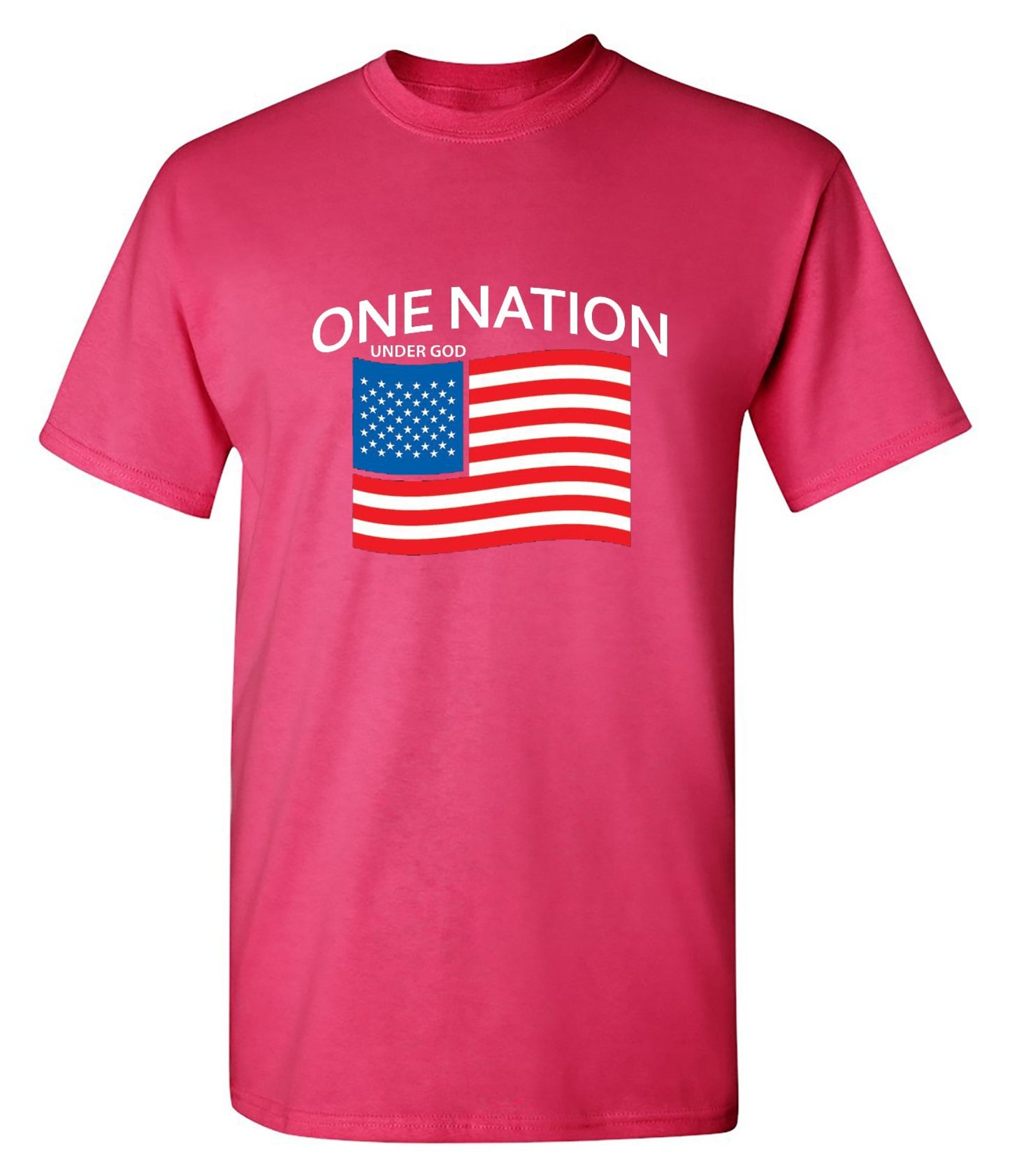 Funny T-Shirts design "One Nation Under God."
