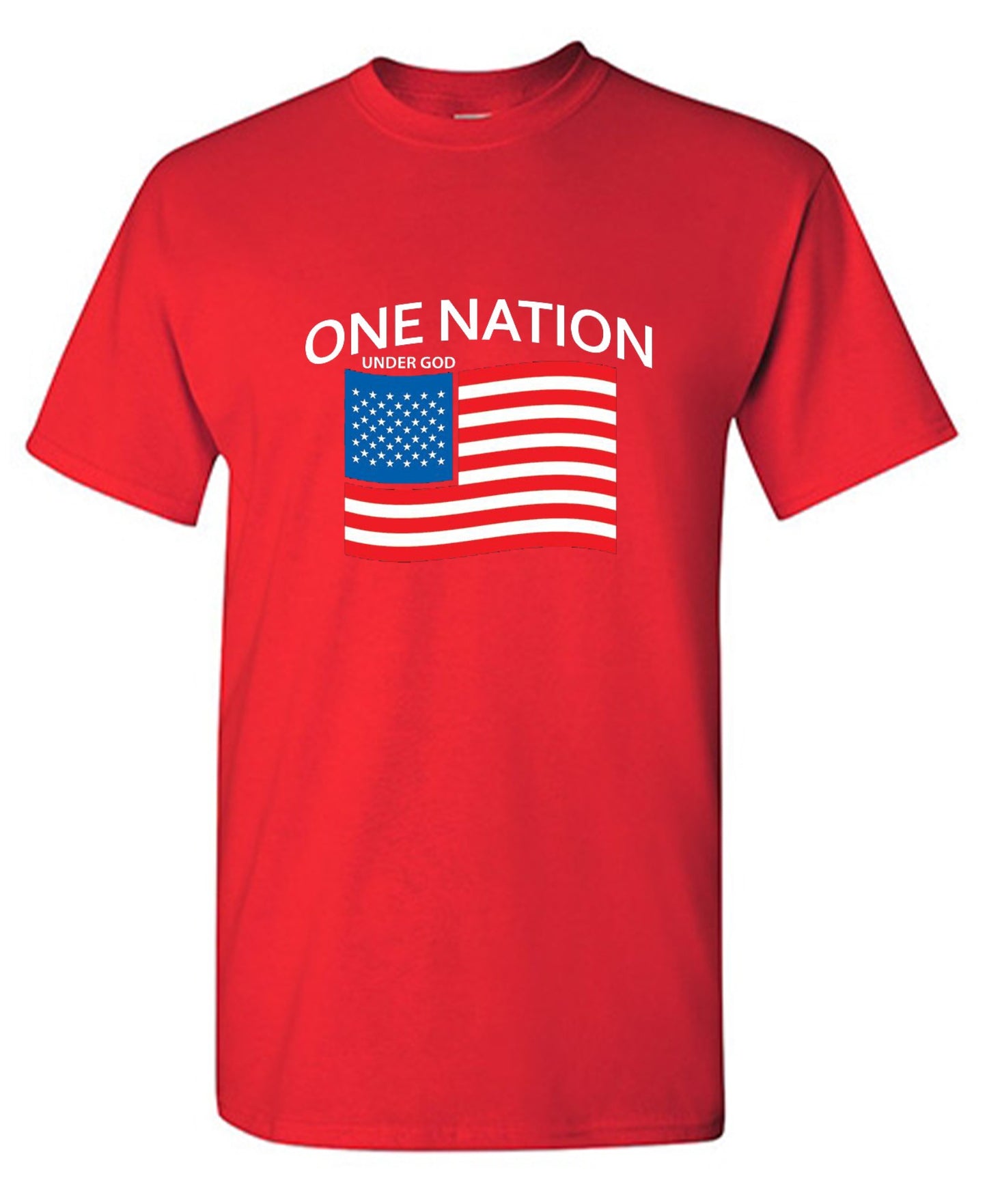 Funny T-Shirts design "One Nation Under God."
