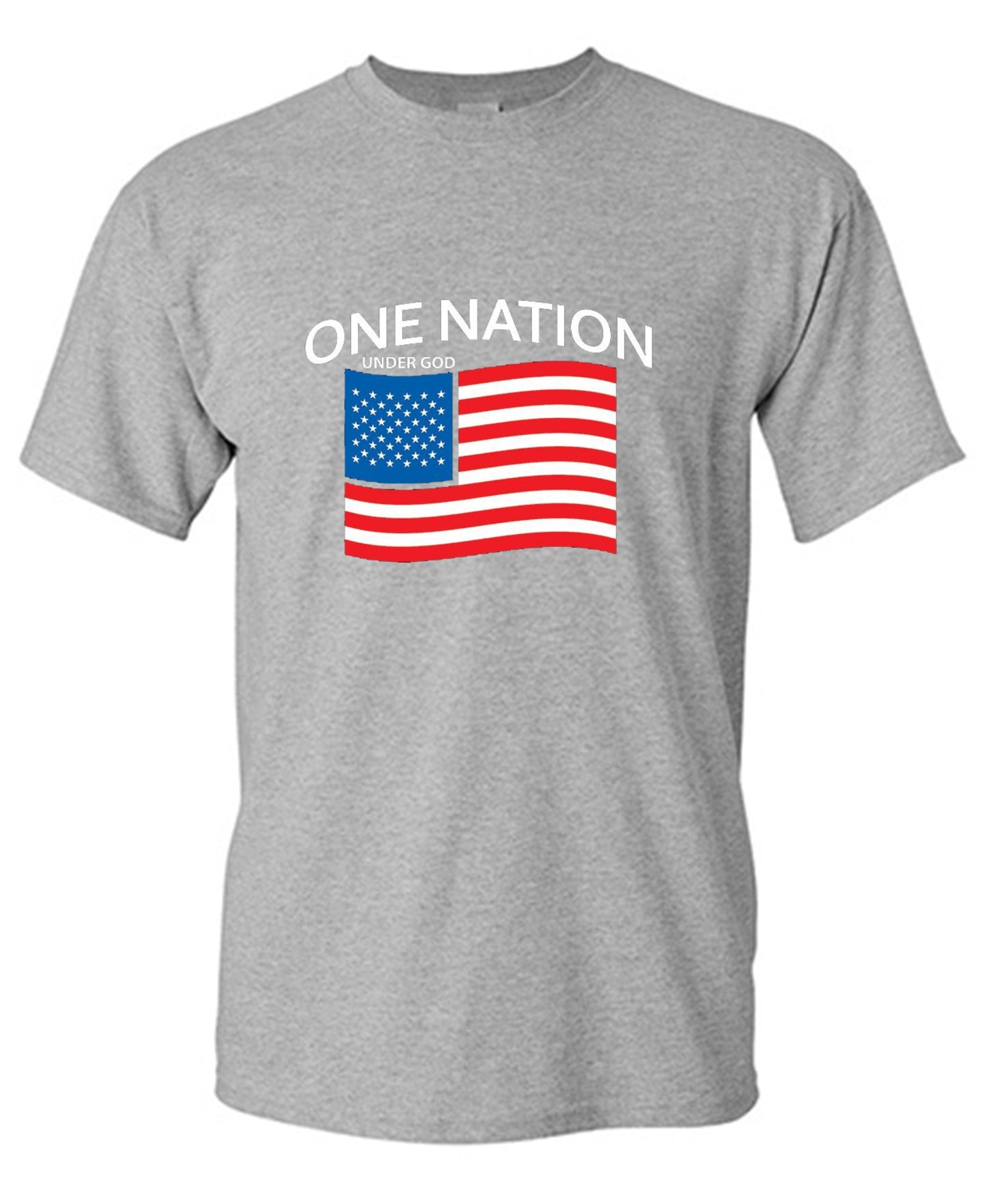 Funny T-Shirts design "One Nation Under God."