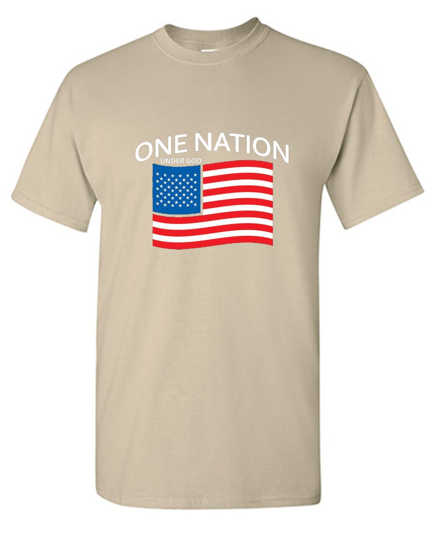 Funny T-Shirts design "One Nation Under God."