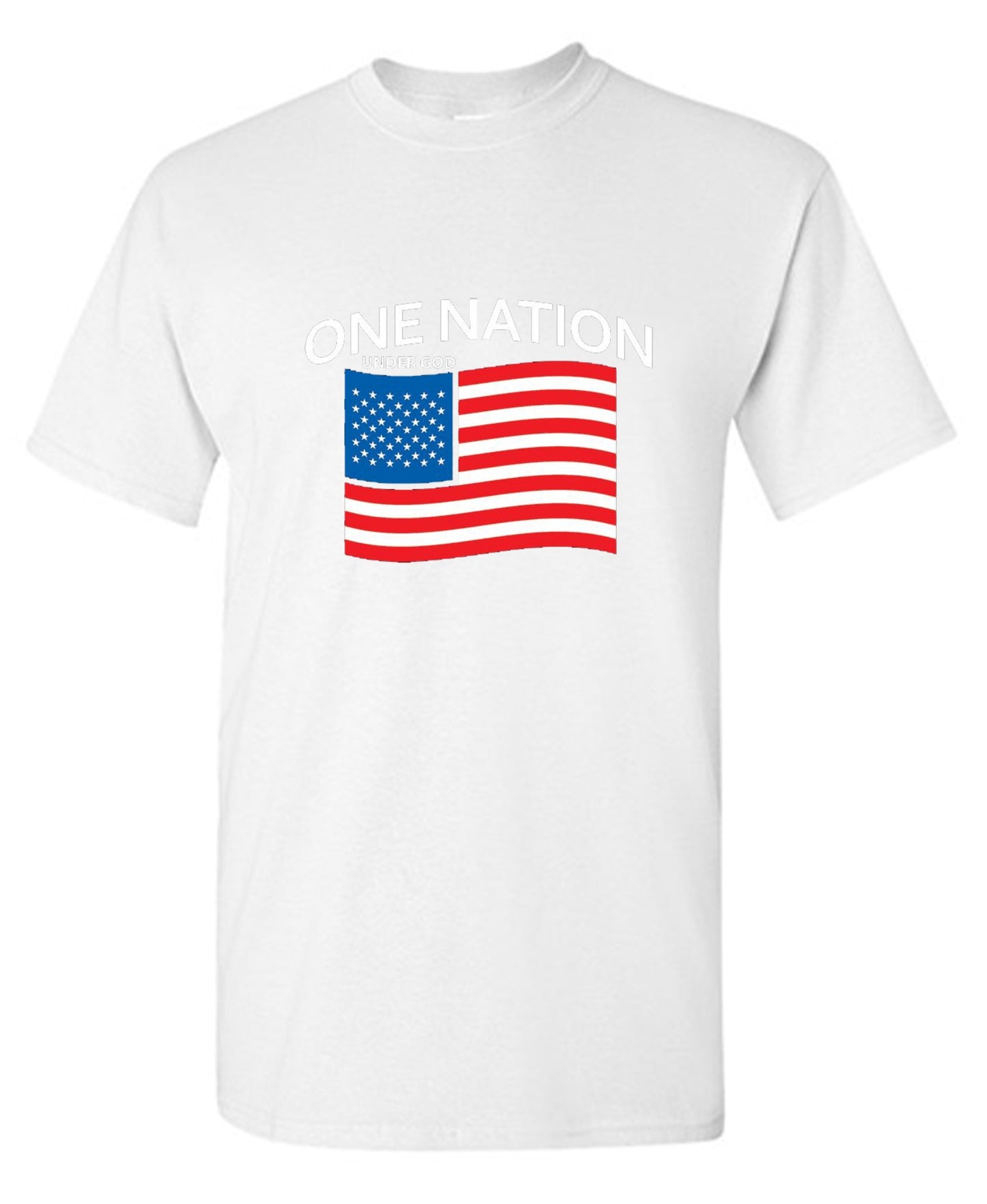 Funny T-Shirts design "One Nation Under God."