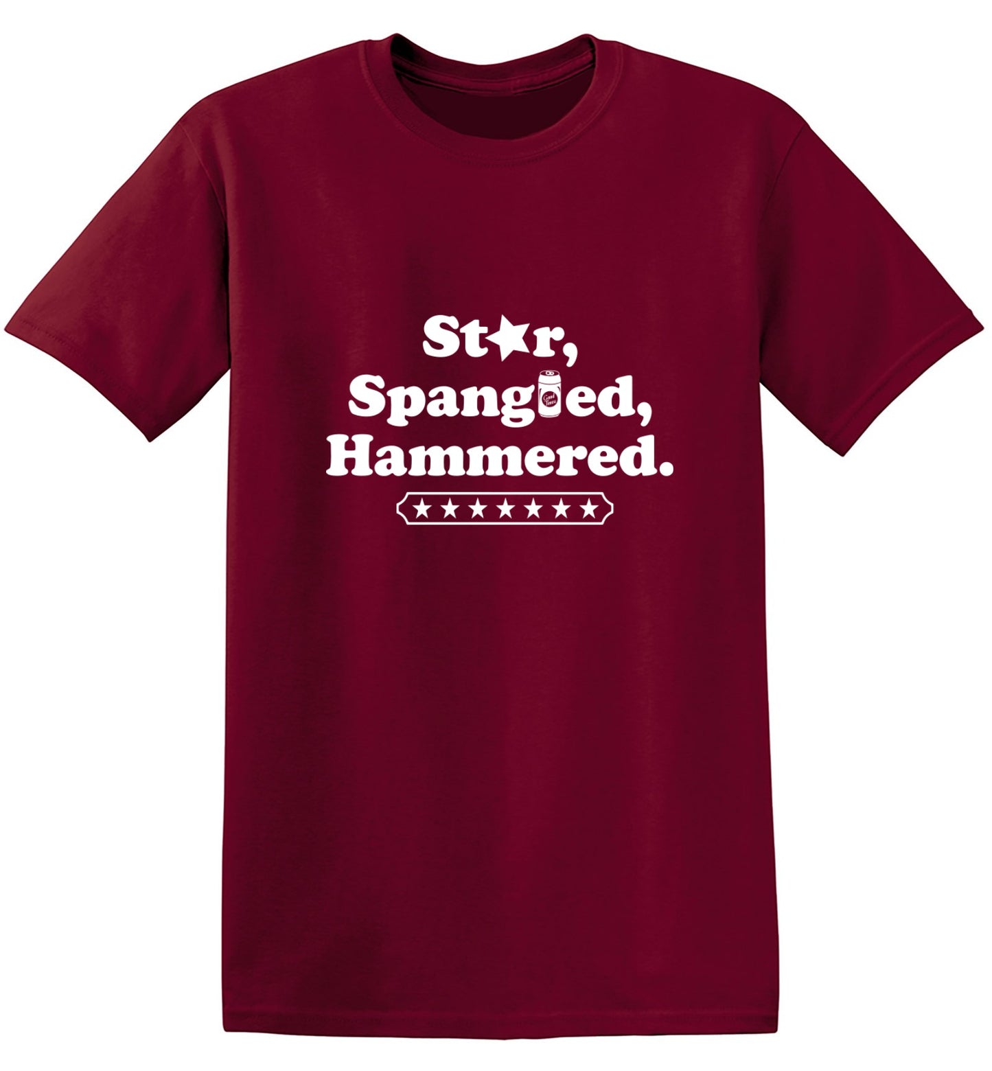 Funny T-Shirts design "Star Spangled Hammered - Funny Patriotic Shirt"