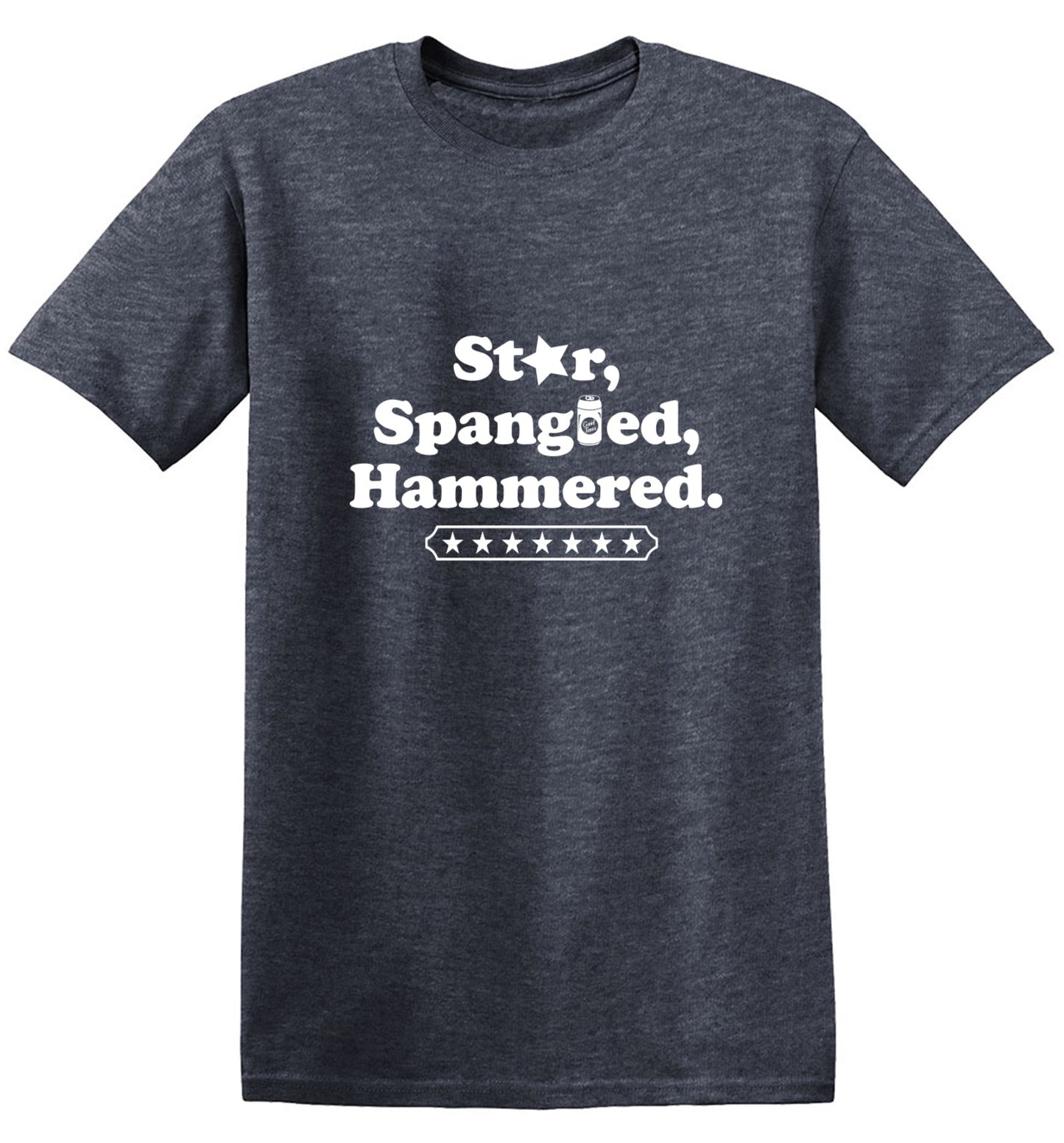 Funny T-Shirts design "Star Spangled Hammered - Funny Patriotic Shirt"