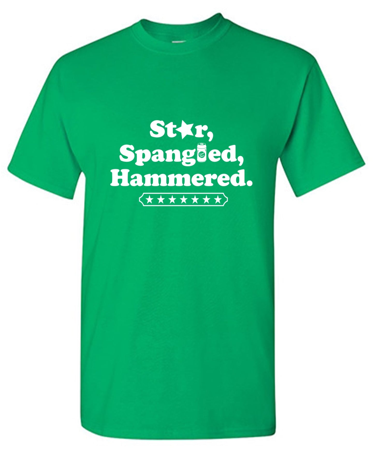 Funny T-Shirts design "Star Spangled Hammered - Funny Patriotic Shirt"