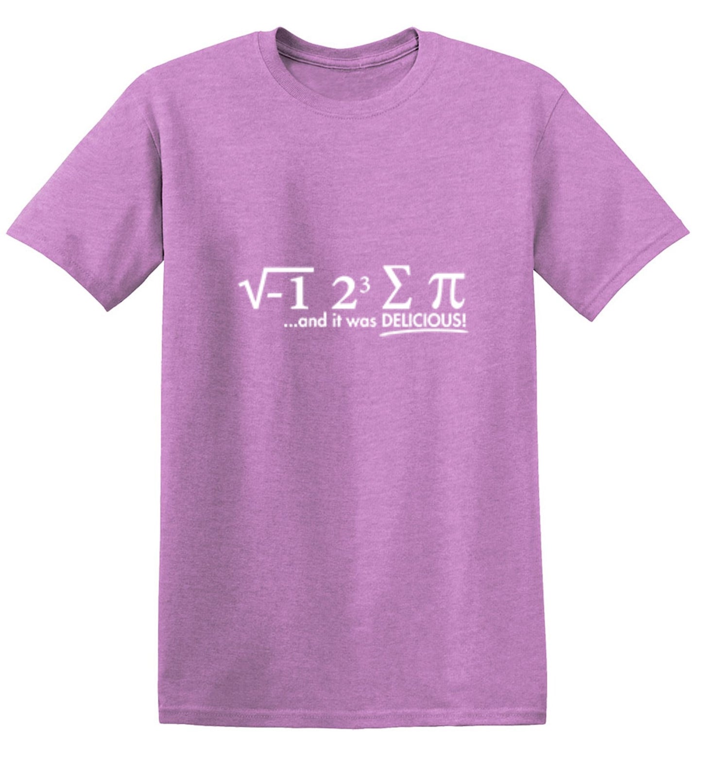 Funny T-Shirts design "I Ate Some Pi ...And It Was Delicious! T-Shirt"
