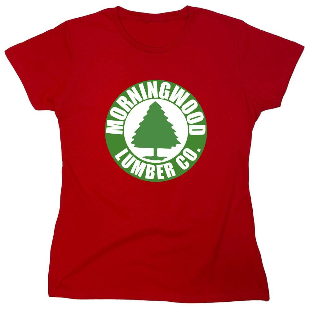 Funny T-Shirts design "Morningwood Lumber - Womens"