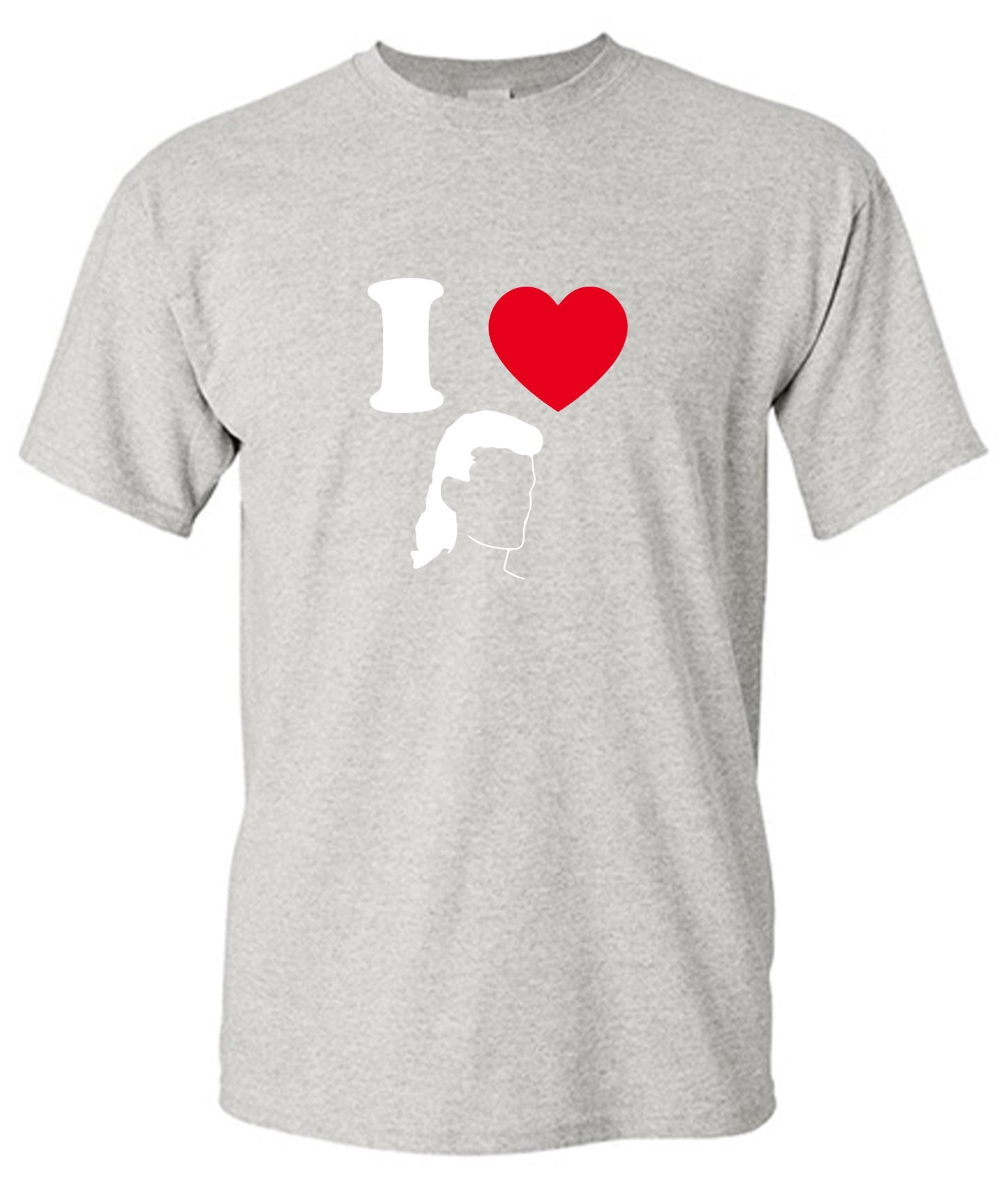 Funny T-Shirts design "I Love Mullets"