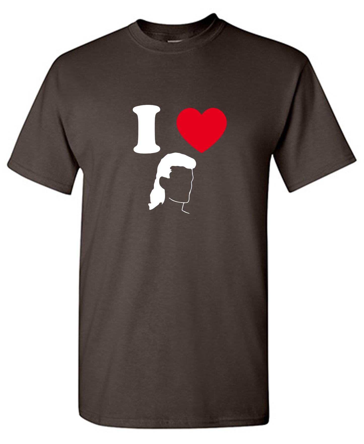 Funny T-Shirts design "I Love Mullets"