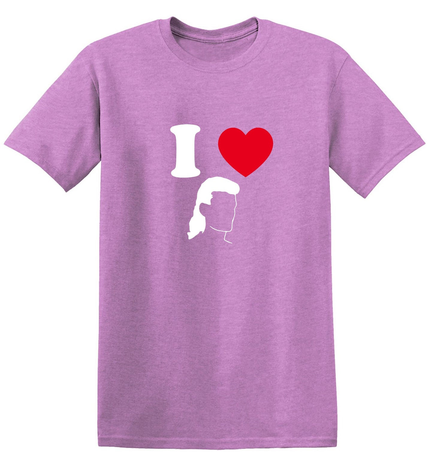 Funny T-Shirts design "I Love Mullets"