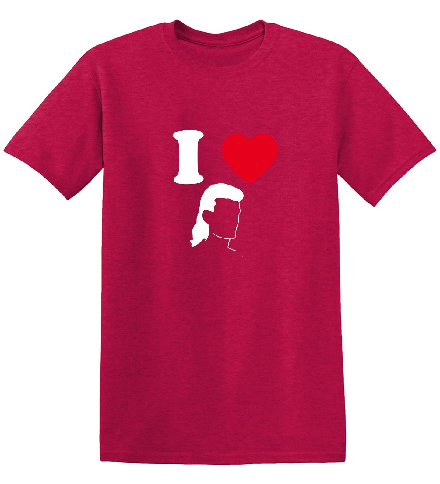 Funny T-Shirts design "I Love Mullets"