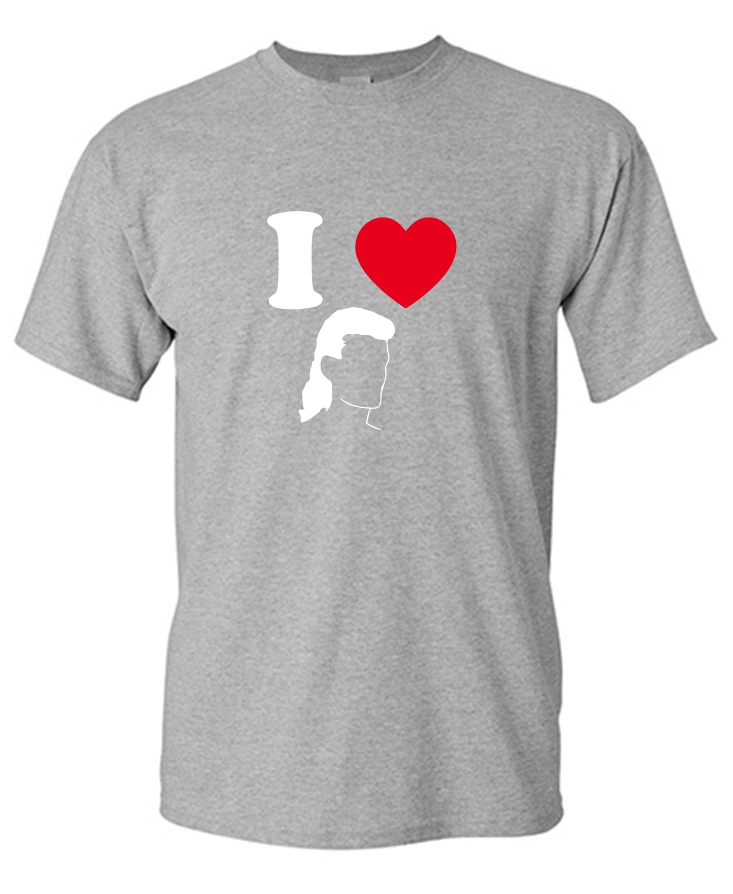 Funny T-Shirts design "I Love Mullets"