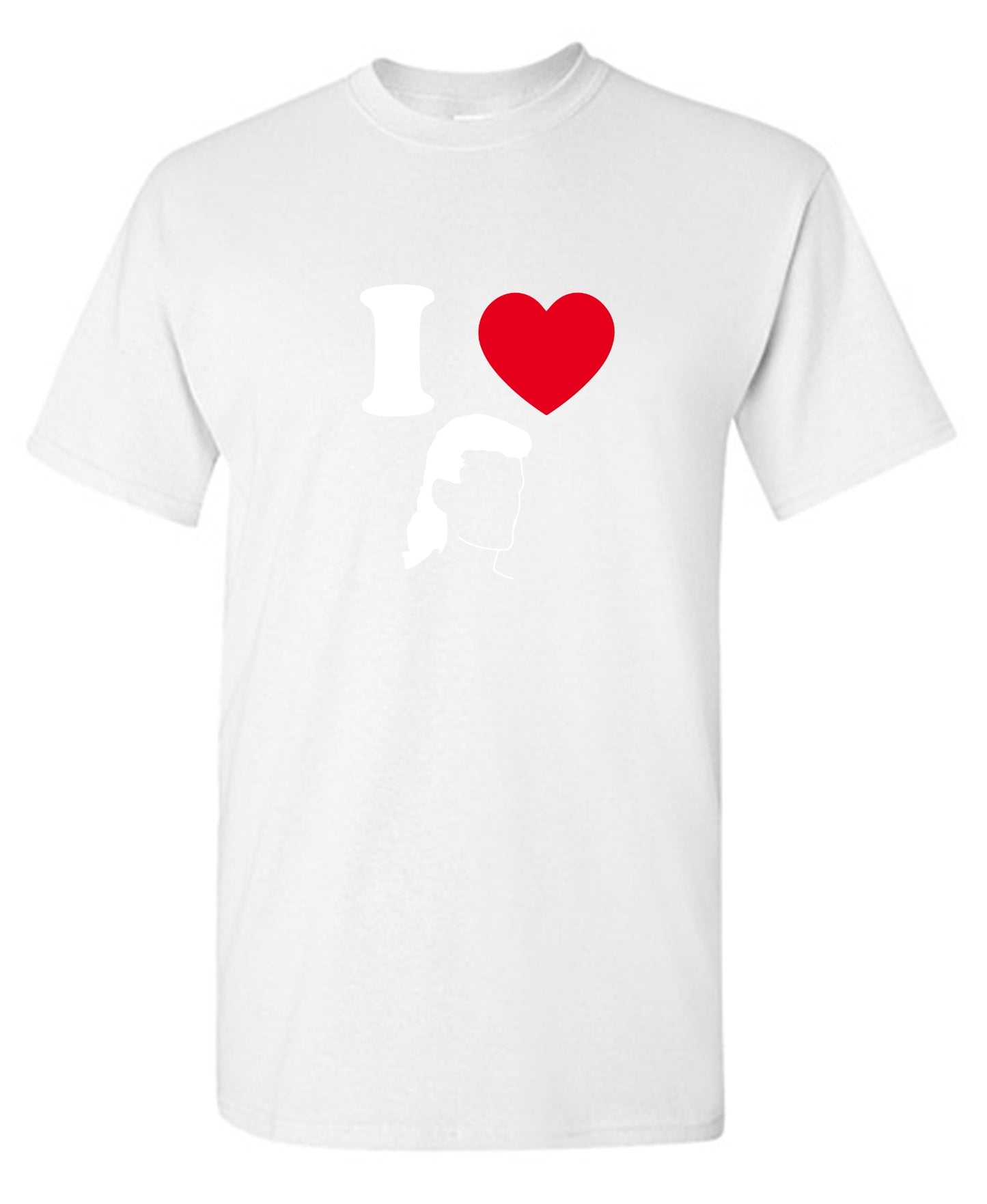 Funny T-Shirts design "I Love Mullets"