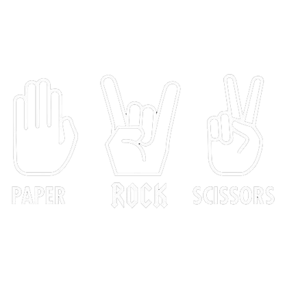 Funny T-Shirts design "Paper Rock Scissors Sign Language"