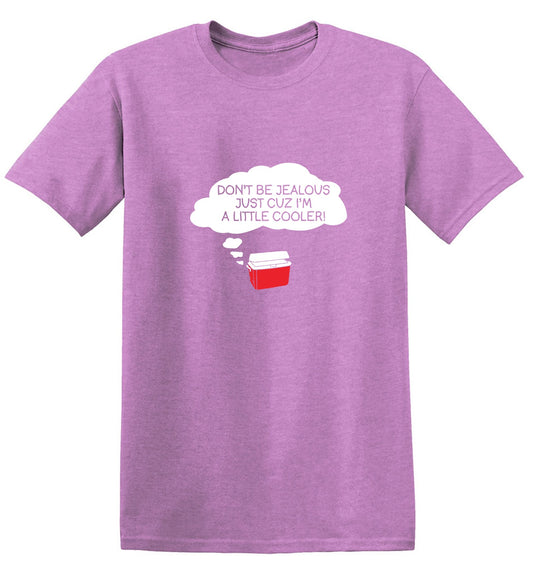 Funny T-Shirts design "Don't Be Jealous Cuz I'm A Little Cooler T-Shirt"