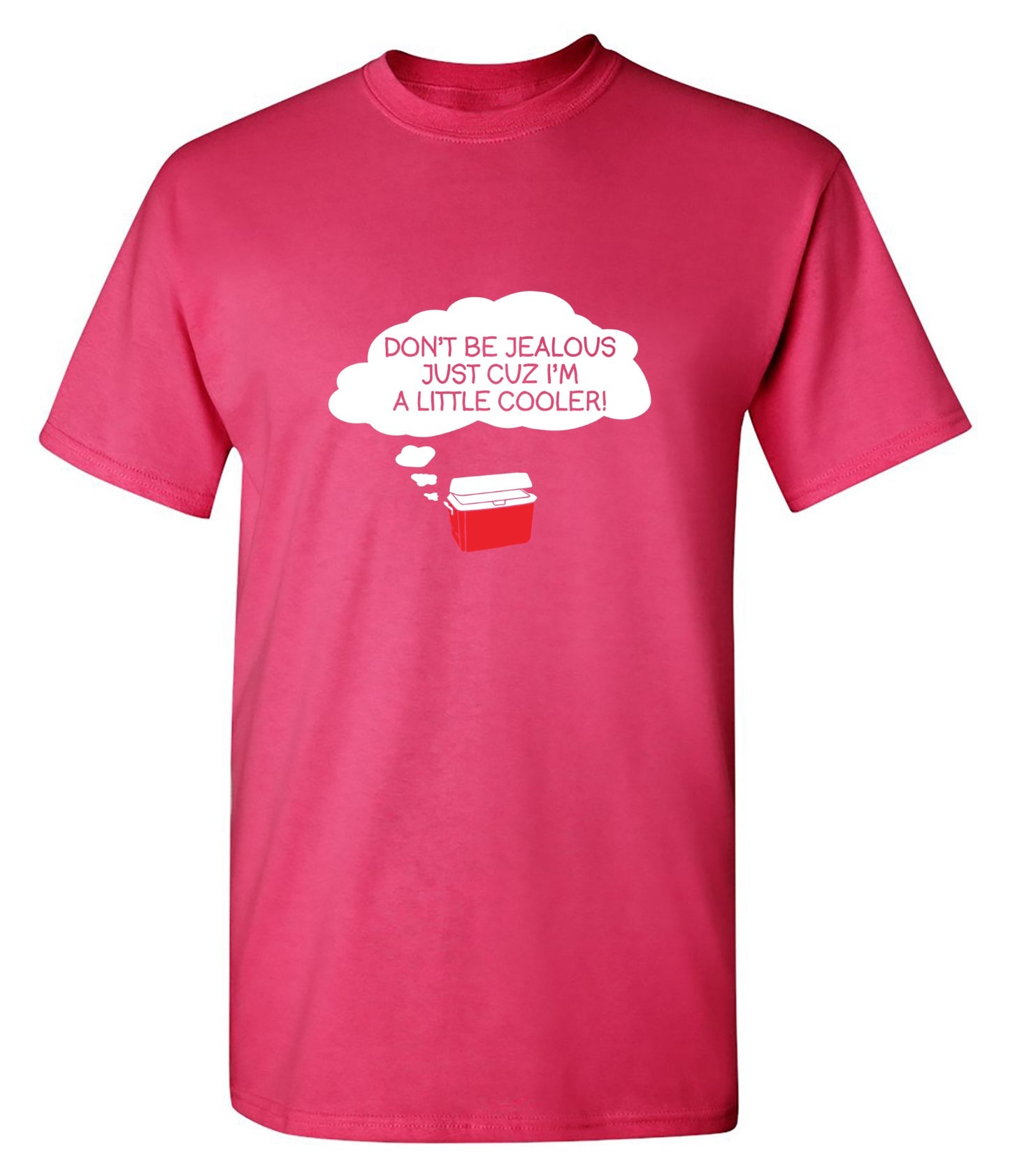 Funny T-Shirts design "Don't Be Jealous Cuz I'm A Little Cooler T-Shirt"