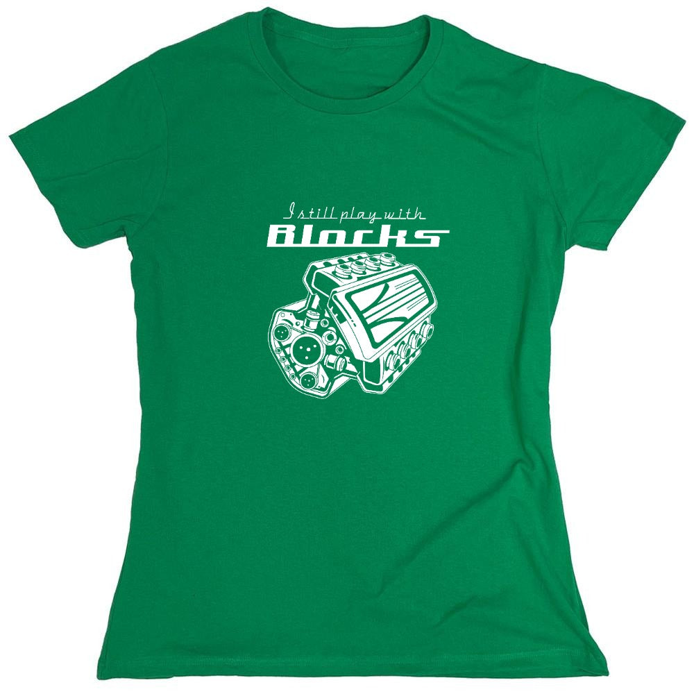 Funny T-Shirts design "PLAY BLOCKS - Womens"