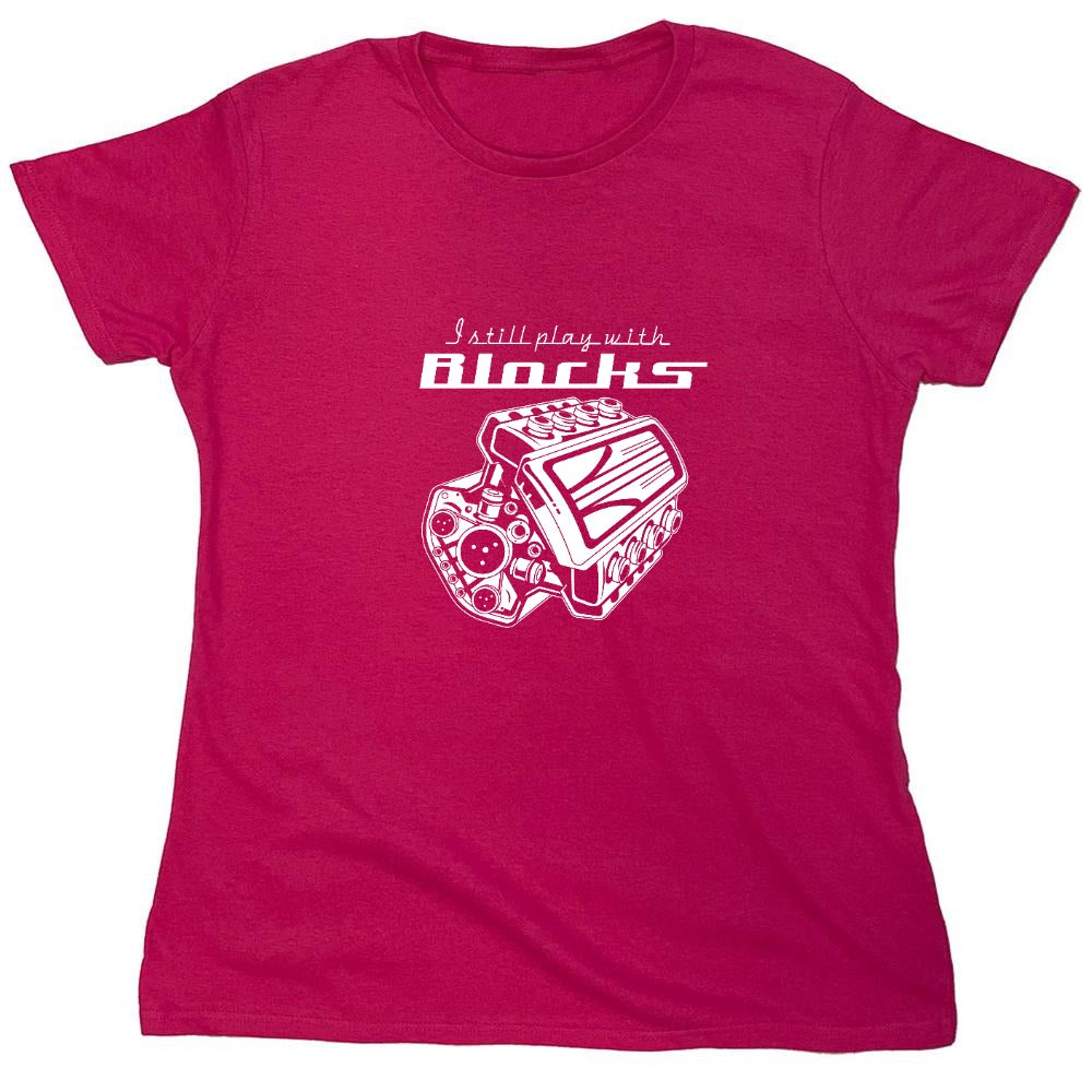 Funny T-Shirts design "PLAY BLOCKS - Womens"