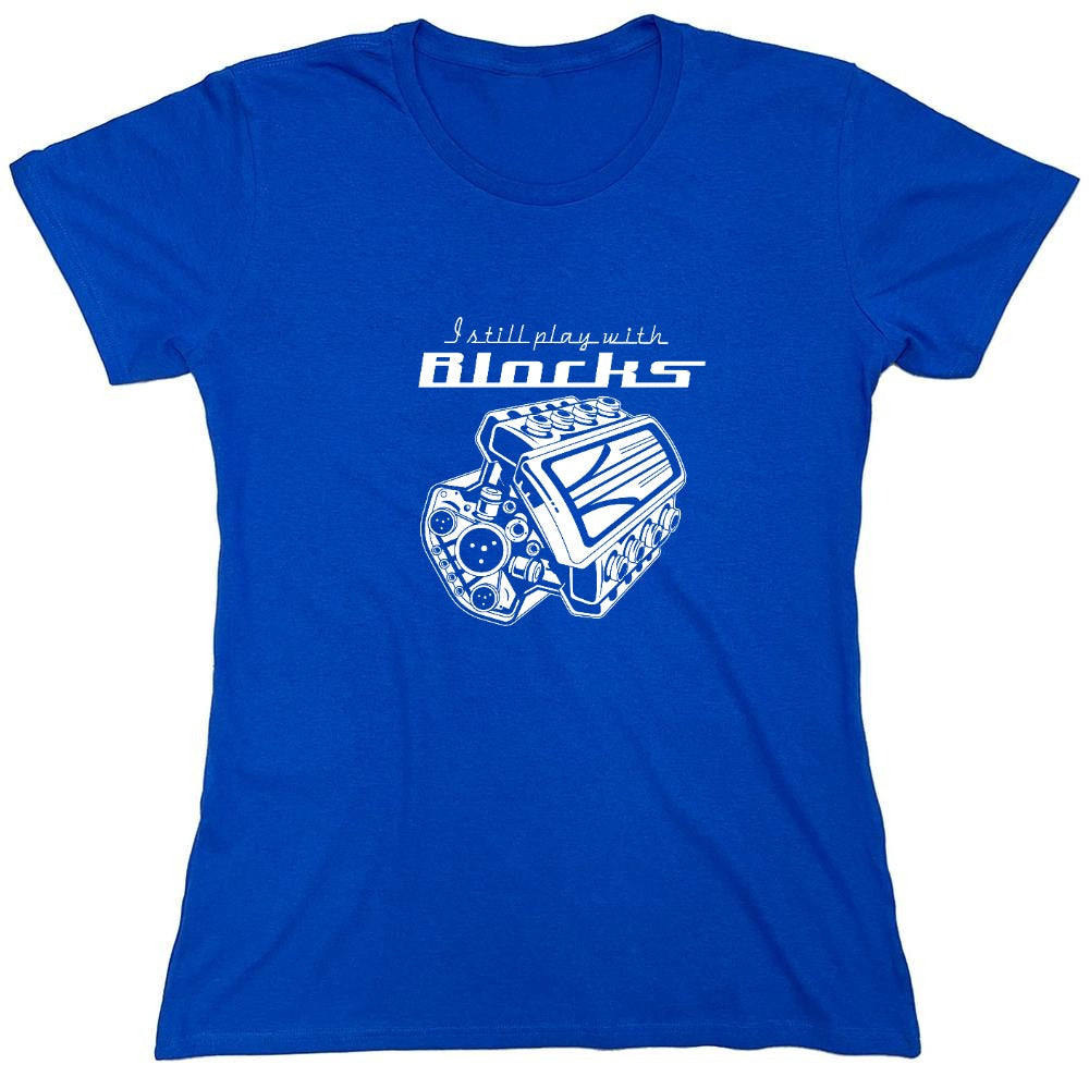 Funny T-Shirts design "PLAY BLOCKS - Womens"